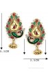 Bindhani Traditional Diya Cubic Zirconia Alloy Jhumki Earring 